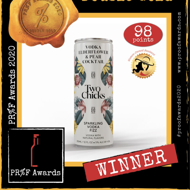 Proof 2020 Design Distinction and Tasting Award Winners - Two Chicks Cocktails | Canned Cocktails | Ready-to-drink