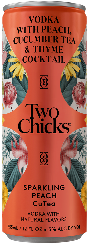 two chicks vodka cutea can