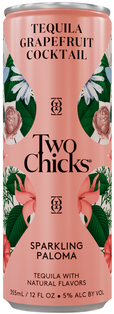 two chicks sparkling paloma can