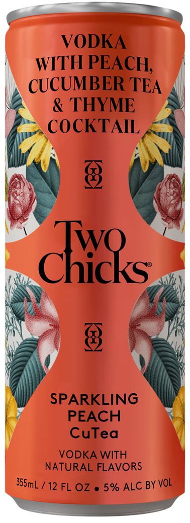 two chicks vodka cutea can
